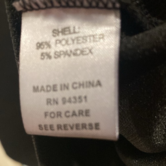 Dress, Size XL, great used condition, black with tan trim - Picture 3 of 4